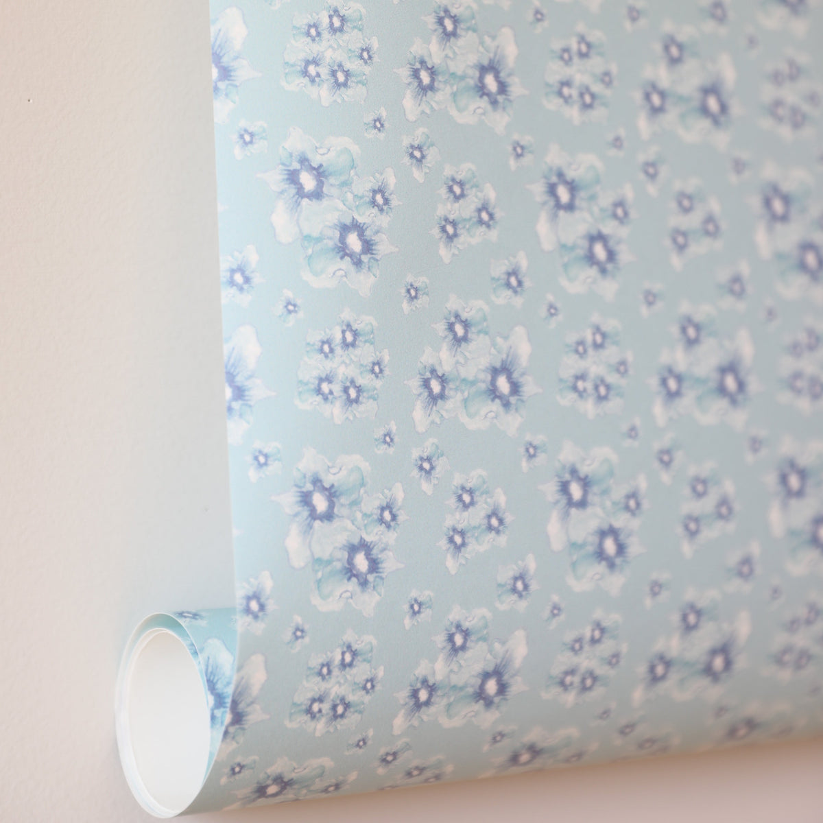 Cottage Garden luxury wallpaper with a small-scale floral pattern inspired by traditional English gardens, ideal for custom interiors, refined bedrooms, charming powder rooms, tailored living spaces, and luxury residential design projects.