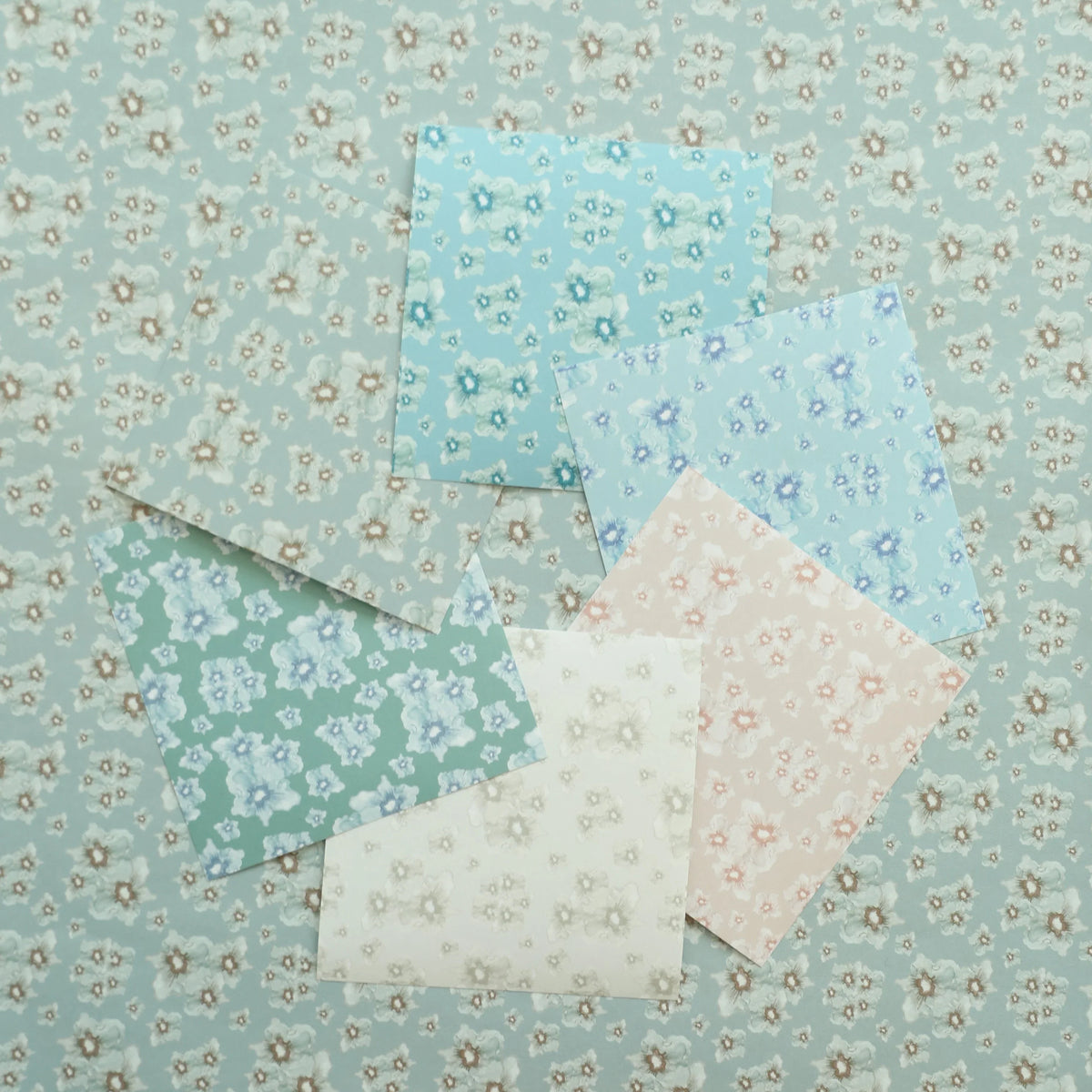 Cottage Garden luxury wallpaper with a small-scale floral pattern inspired by traditional English gardens, ideal for custom interiors, refined bedrooms, charming powder rooms, tailored living spaces, and luxury residential design projects.