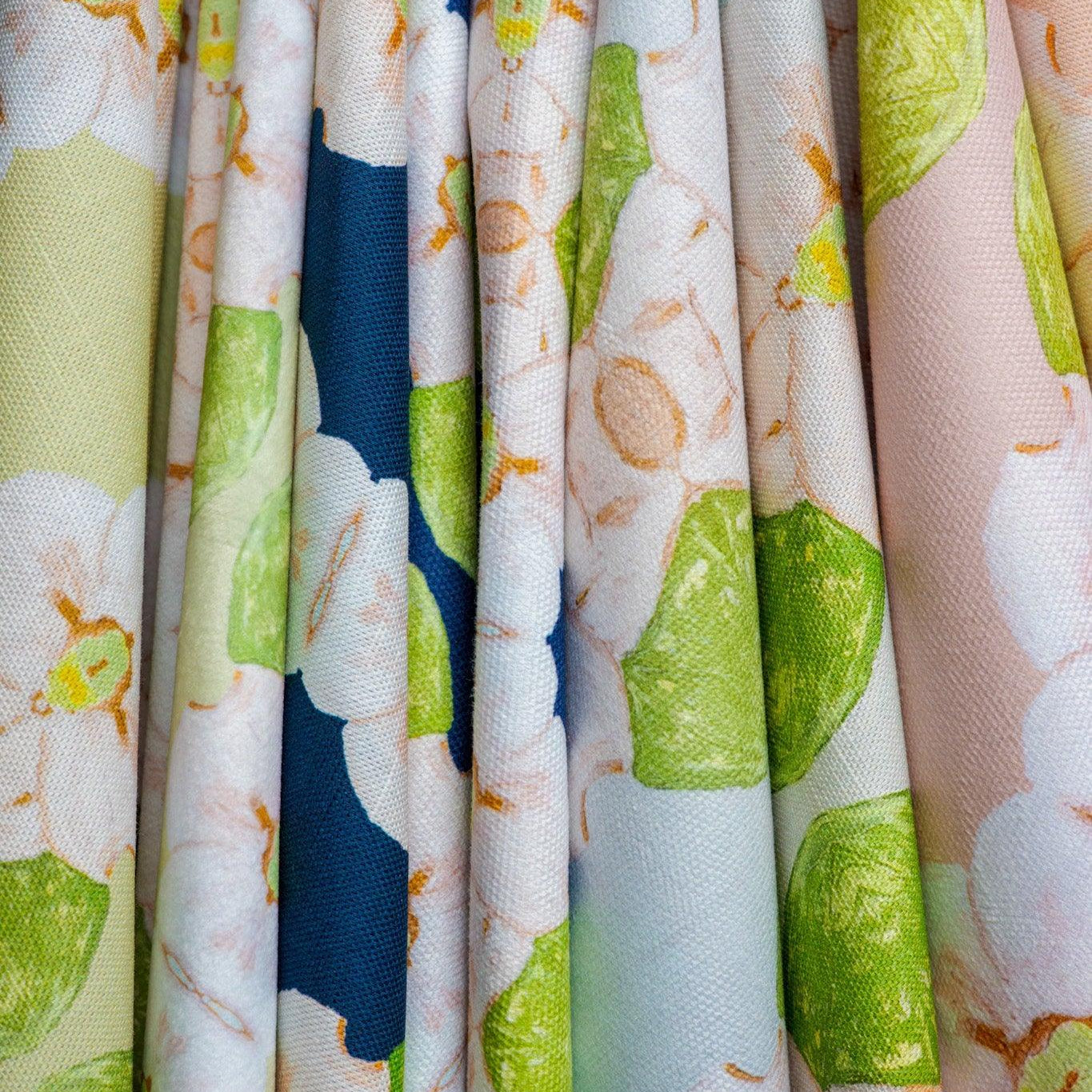 Flowering Dogwoods Fernwood Green Fabric - Truett Designs