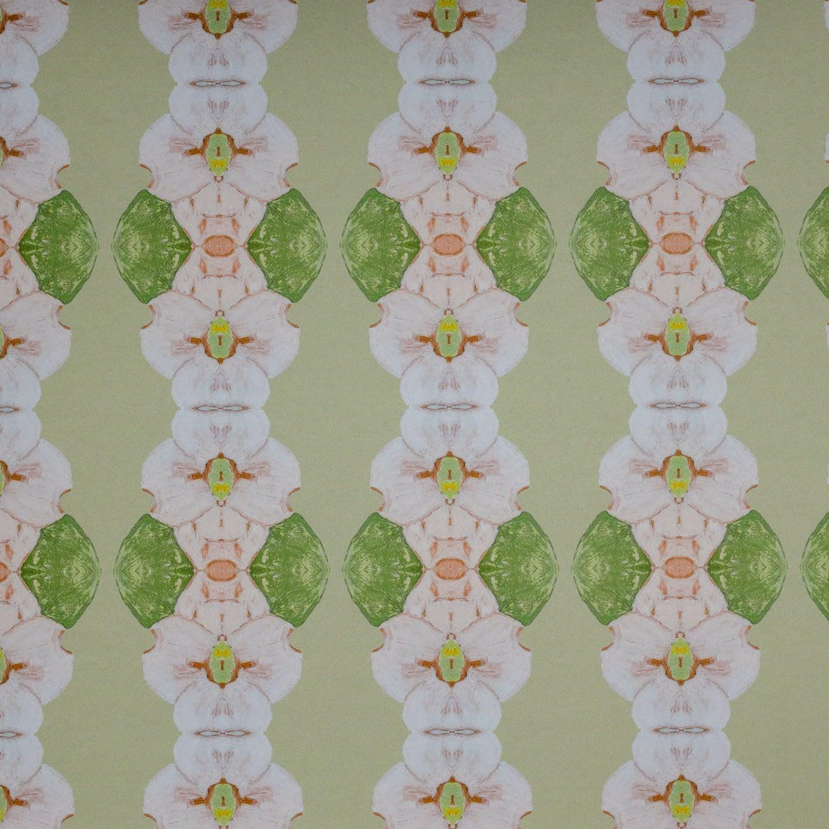 Flowering Dogwoods Fernwood Green Wallpaper - Truett Designs