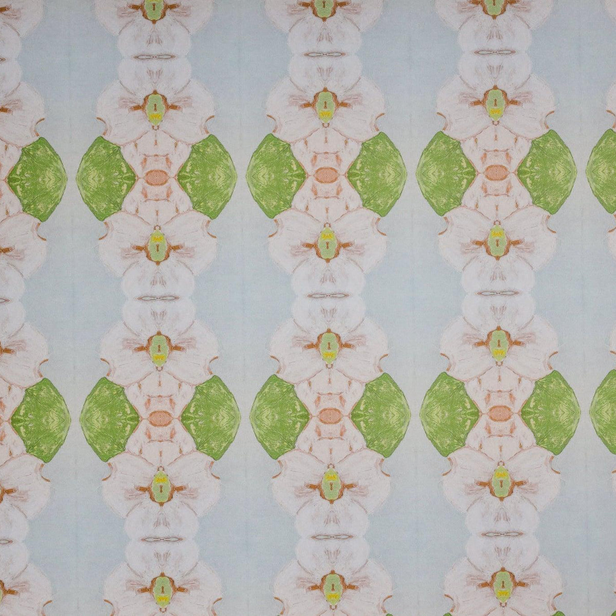 Flowering Dogwoods Light Blue Wallpaper - Truett Designs