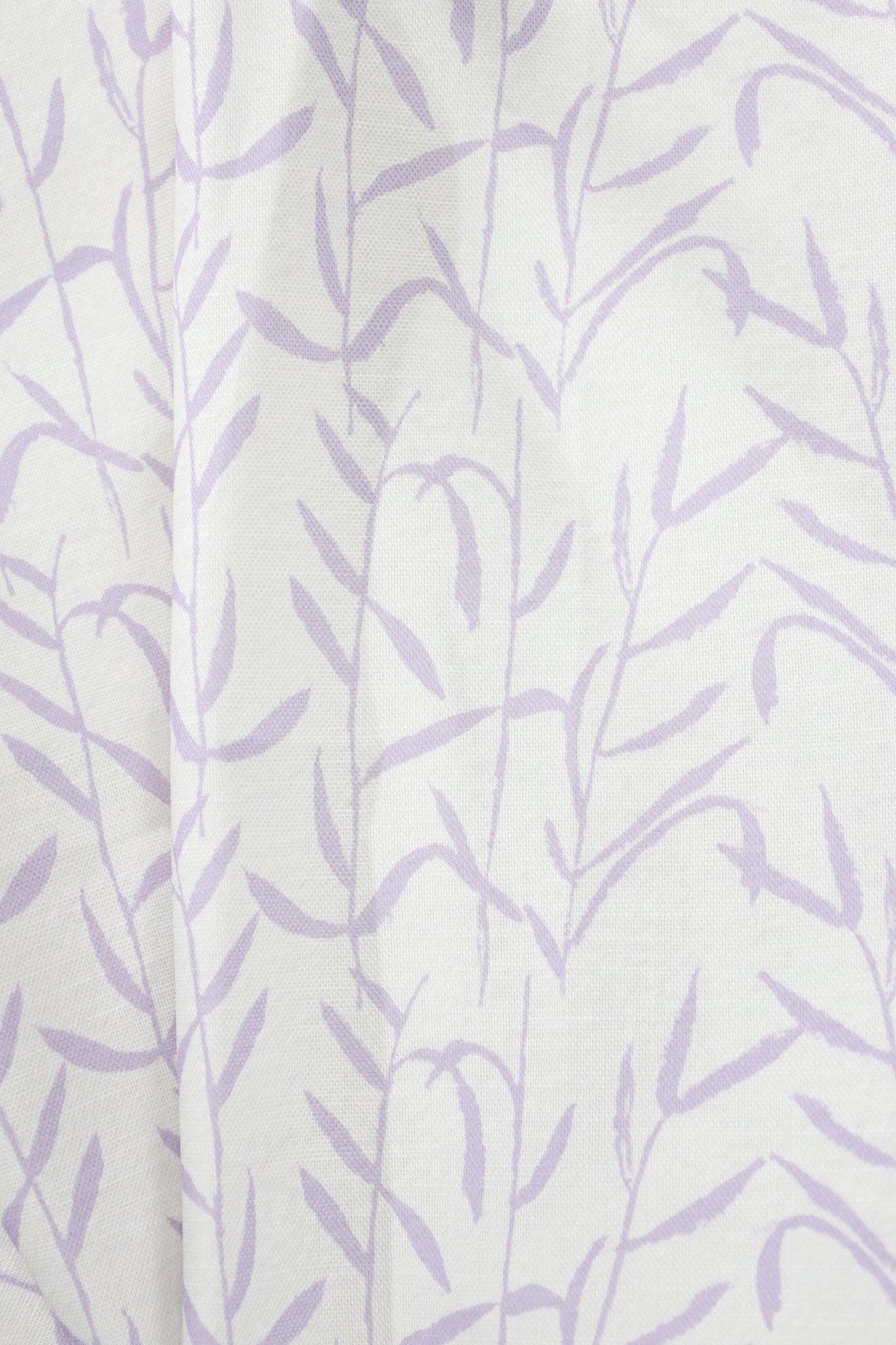 Botanic Hazy Lilac Luxury Fabric - Truett Designs