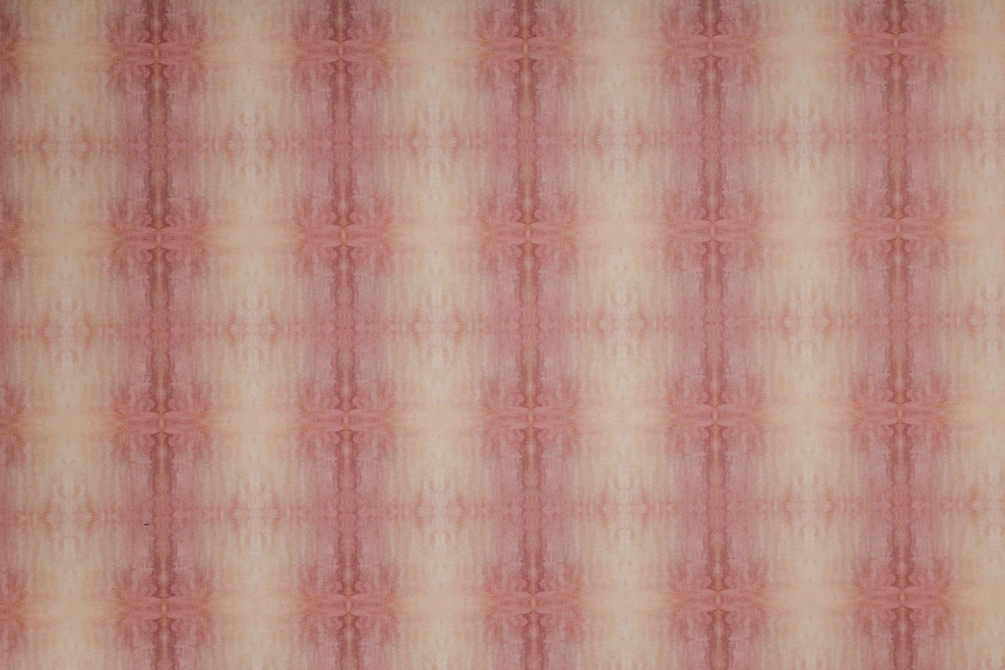 Painted Plaid Coral Wallpaper - Truett Designs