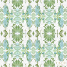 Wildflowers I Sage Green & Blue Wallpaper - Truett Designs