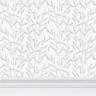 Botanic Platinum Luxury Wallpaper - Truett Designs