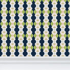 Flowering Dogwoods Navy Wallpaper - Truett Designs